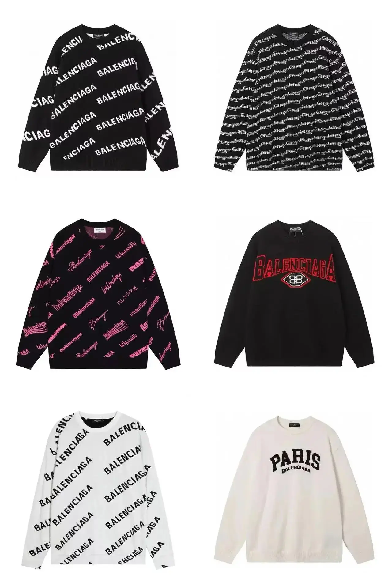 BURBERRY AND BALENCIAGA SWEATER